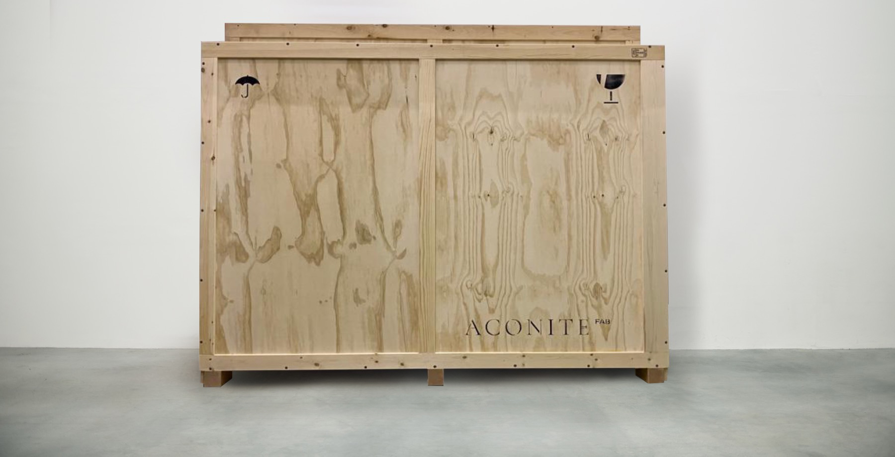 A photo of a crate made by Aconite
